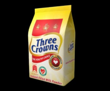 Three Crowns Milk Powder Pouch 320g (Refill)